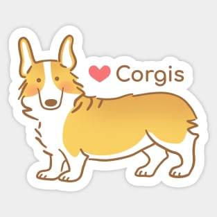 Corgi Sticker